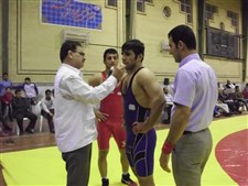 كشتي فرنگي قهرماني بزرگسالان خوزستان گزارش تصويري60