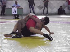 كشتي فرنگي قهرماني بزرگسالان خوزستان گزارش تصويري95