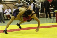 مسابقات کشتی آزاد نوجوانان قهرمانی کشور- مسجد سلیمانگزارش تصویری-45