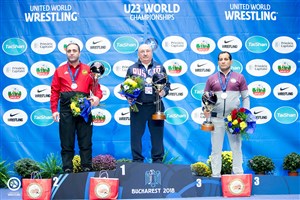 رقابت های کشتی آزاد زیر 23 سال قهرمانی جهان- رومانی  گزارش تصویری  5