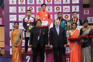 رقابت های کشتی آزاد جوانان قهرمانی آسیا- هند  گزارش تصویری-3  22