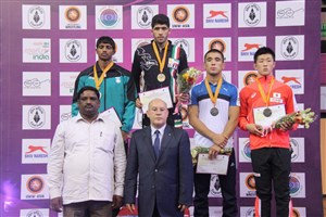 رقابت های کشتی آزاد جوانان قهرمانی آسیا- هند  گزارش تصویری-3  35