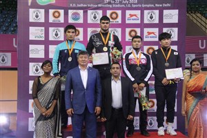 رقابت های کشتی آزاد جوانان قهرمانی آسیا- هند  گزارش تصویری-3  37